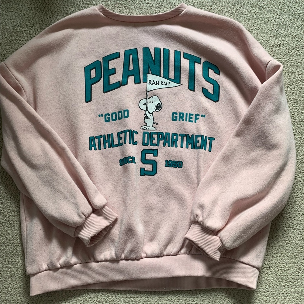 Peanuts Snoopy Dusty Pink Sweatshirt